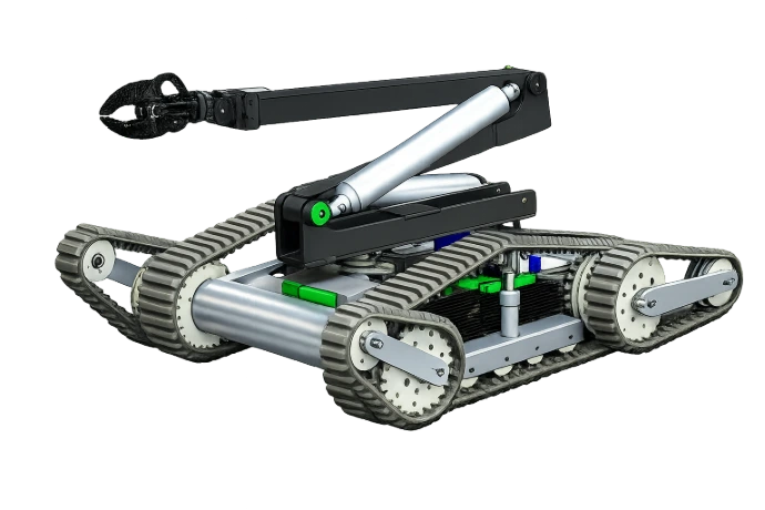 Remote-controlled EOD robot