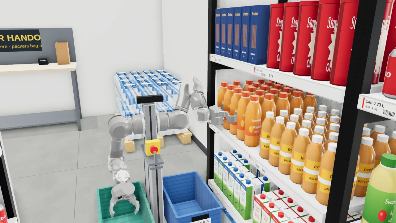OpenAMRobot in local grocery warehouse operations