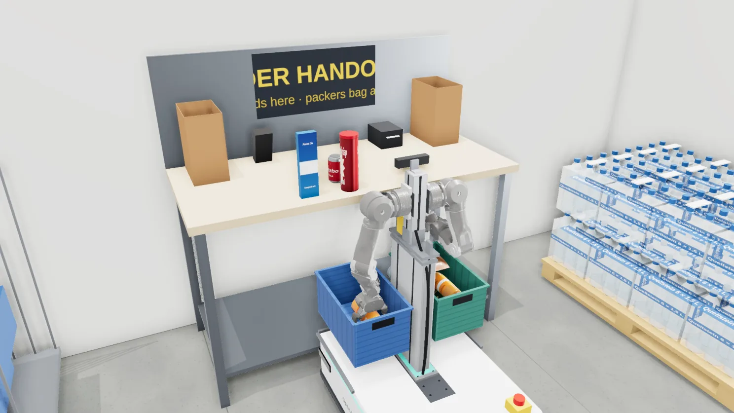 OpenAMRobot grocery hub workflow